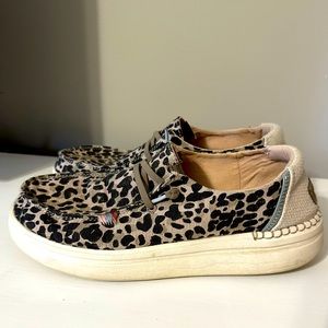 Cheetah Print Wendy Hey Dude Shoes